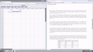 Confidence Interval for Two Means using T and Statcrunch [upl. by Trebron]