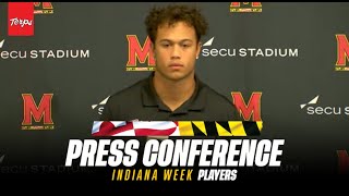 Maryland Football  Caleb Wheatland Josh Kaltenberger Billy Edwards Jr Press Conference [upl. by Damali558]