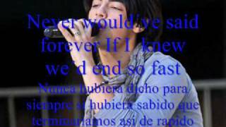 On the lineDemi Lovato ft Joe Jonas con letras en ingles y en español [upl. by Mosora]