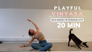 20 Min Playful Vinyasa Flow  Intermediate Flow [upl. by Lennox]