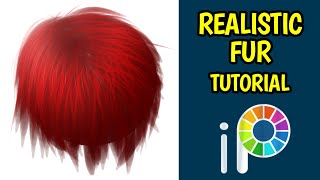 Ibis Paint X  How to Draw Realistic Fur  Android Tutorial [upl. by Latsyrd]