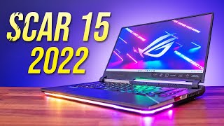 ASUS Scar 15 2022 Review  Most Powerful 15” Gaming Laptop [upl. by Enahsal]