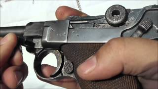 Original1917 German Luger Description and Firing [upl. by Wack528]