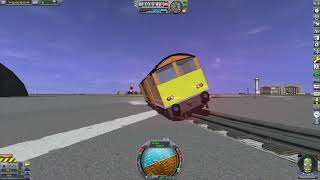 Derailment compilation 2  more KSP train derailments [upl. by Nomor940]