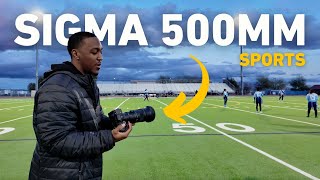 Sigma 500mm f56 Sports Series Lens First Look [upl. by Yhtrod]