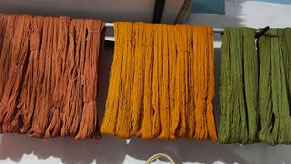 Natural Dye Eri Silk Silk Yarn erisilk assamsilk ananyastore [upl. by Tessi566]