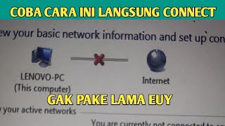 Cara Mengatasi Wifi Tidak Bisa Internet di Laptoppc [upl. by Nueovas]