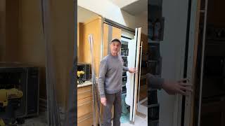 Tightening the Door Handle of a Viking Refrigerator [upl. by Hawkie]