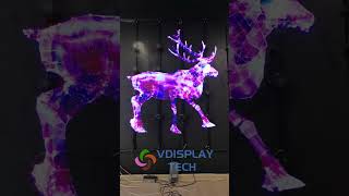 16pcs Splicing 3D Hologram LED FAN Display Wall 3ddisplay hologram fyp [upl. by Dinesh70]