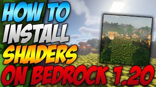 How To Install Shaders On Minecraft Pc 120 Bedrock 2024 [upl. by Eeltrebor]