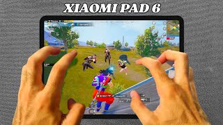 🔥 XIAOMI PAD 6 BGMI Handcam ♥️ HDR60FPS TEST And 4 Finger Claw FULL Sensitivity pubgmobile [upl. by Zellner]