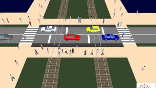 PTV Vissim amp Viswalk Simulation of a MultiModal Junction [upl. by Ifar792]