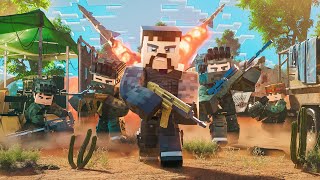 40 Players attempt to Survive a Minecraft WAR [upl. by Grogan]