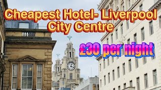 Cheapest hotel room in Liverpool City Centre£30 per nightT and AJ Adventures [upl. by Gayner293]