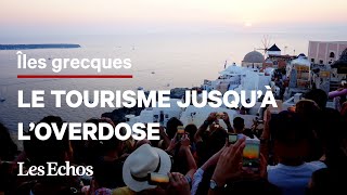 Sur les îles grecques le tourisme jusquà loverdose [upl. by Ahsyekal]