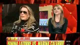 Yanina Latorre vs Marina Calabró [upl. by Esnofla]