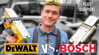 Wood Planer Battle  DEWALT D26676 vs Bosch PL1632 [upl. by Ahders617]