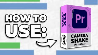 Add Awesome CAMERA SHAKE to Videos with Premiere Pro Preset Packs – By Finzar [upl. by Lanae]