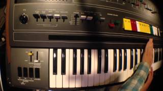 Yamaha CS60 Synthesizer  Sustain  Portamento  Glissando Demo [upl. by Barstow]