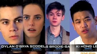 Maze Runner The Death Cure  Cast Audition Tapes  Must Watch 2018 [upl. by Placidia380]