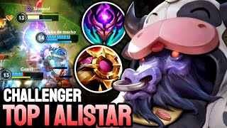 WILD RIFT ALISTAR  TOP 1 ALISTAR GAMEPLAY  CHALLENGER RANKED [upl. by Rosenberg67]