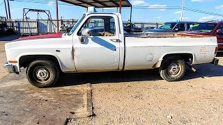 1986 Square Body Chevy Truck Junkyard Find For Sale [upl. by Sotos]