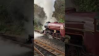 steam locomotive hercules at hythe station on the romney hythe and dymchurch railway [upl. by Giaimo]