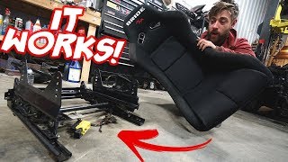 Making an ELECTRONICALLY ADJUSTABLE BUCKET SEAT [upl. by Ettelrahc]