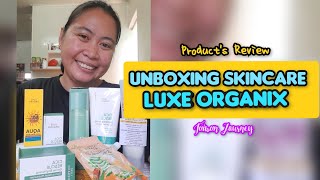 UNBOXINGLUXE ORGANIX SKINCARE 🙂LETS TRY THIS [upl. by Machute]