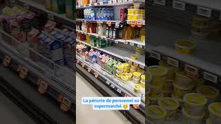 La PÉNURIE de MAIN D’ŒUVRE dans les supermarchés 🛒 au QUÉBEC 🇲🇶  pénurie quebec montreal [upl. by Jana]