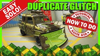 Duplicate Glitch Easy Solo Car Duplication Glitch  GTA 5 Online [upl. by Novihs]