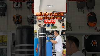 Trụ đấm Boxing tập tại nhà Không cần khoan đục 👍✅ hocvotainha hocvo muaythai trudam [upl. by Annay753]