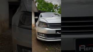 Volkswagen vento headlight amp fog lamp upgraded with 4300Kelvin LEDs automobile shorts vento polo [upl. by Aaren]