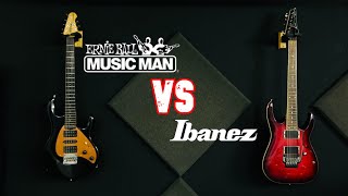 Music Man vs Ibanez Guitar [upl. by Anelrihs]