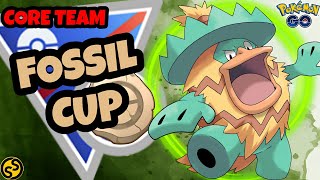 BEST CORE TEAM FOR FOSSIL CUP IN POKEMON GO BATTLE LEAGUE [upl. by Adniral]