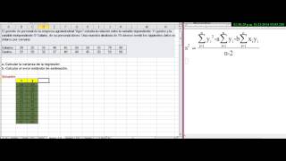 Estimacion de la varianza de regresión [upl. by Lucretia]