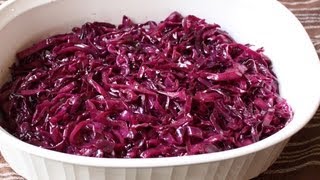 Braised Red Cabbage Recipe  Sweet amp Sour Braised Red Cabbage Side Dish [upl. by Filomena854]