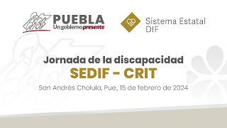 Jornada de la Discapacidad SEDIFCRIT [upl. by Kenwrick]