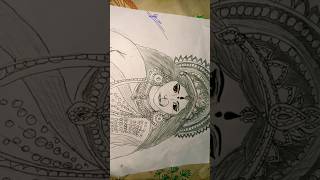 Navratri special drawing godsdrawing navratri gods durgamaadrawing shortsfeed viral [upl. by Goda]