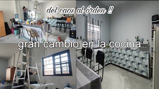 gran cambio en la cocina ✨✅ del caos al órden 💯 poor fin la pinte 🥵 [upl. by Oran]