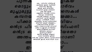 Azhagiya Lailasonglyricsmalayalamshortsshortsfeedsonglyricsviralshortstamil [upl. by Kahler]