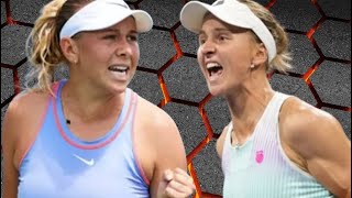 Liudmila Samsonova vs Amanda Anisimova  Australian Open 2024 [upl. by Ely]