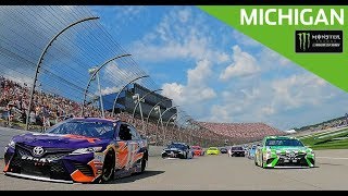 Monster Energy NASCAR Cup Series  Full Race  Consumers Energy 400 [upl. by Ahsinnor822]