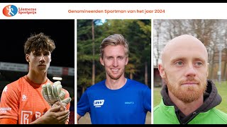 Liemerse Sportprijs 2024 nominaties categorie Sportman [upl. by Noslien]