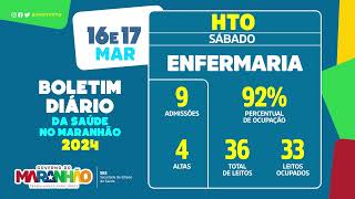 Boletim de atendimentos do HTO  dias 16 e1703 [upl. by Reisch]