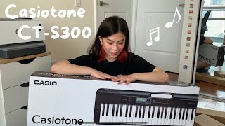 Casio CTS300 Keyboard Unboxing  Playing  Connecting to GarageBand  Sav Anna [upl. by Neda]