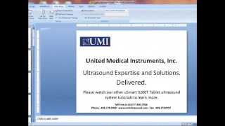 How to uSmart 3200T Ultrasound Setup Export to EMREHR [upl. by Juliann31]