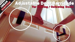 Sihnman Inswing  Outswing Adjustable Door Jam for Home Security 🚪 Installed and Tested [upl. by Oba935]