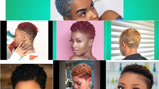 Mitindo ya kunyoa na kupaka rangi nywele fupi kwa wadada na Wanawake 2020  short haircut styles [upl. by Enyaz691]