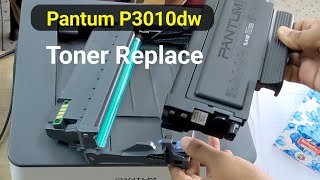 Replace Pantum P3010DW Printer Toner [upl. by Oinotnas]